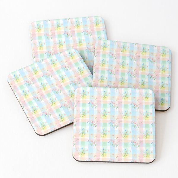 Item preview, Pastel Wildflower Plaid designed and sold by Reinvented Decors.