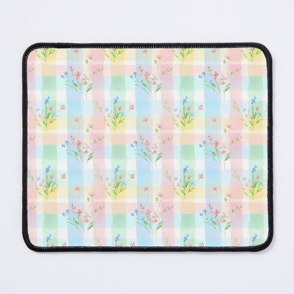 Item preview, Pastel Wildflower Plaid designed and sold by Reinvented Decors.