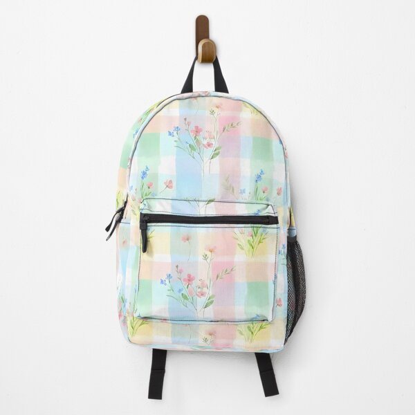 Item preview, Pastel Wildflower Plaid designed and sold by Reinvented Decors.