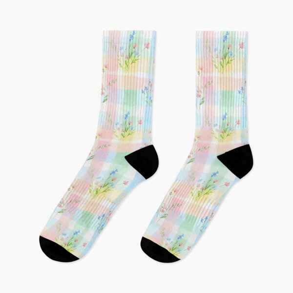 Item preview, Pastel Wildflower Plaid designed and sold by Reinvented Decors.