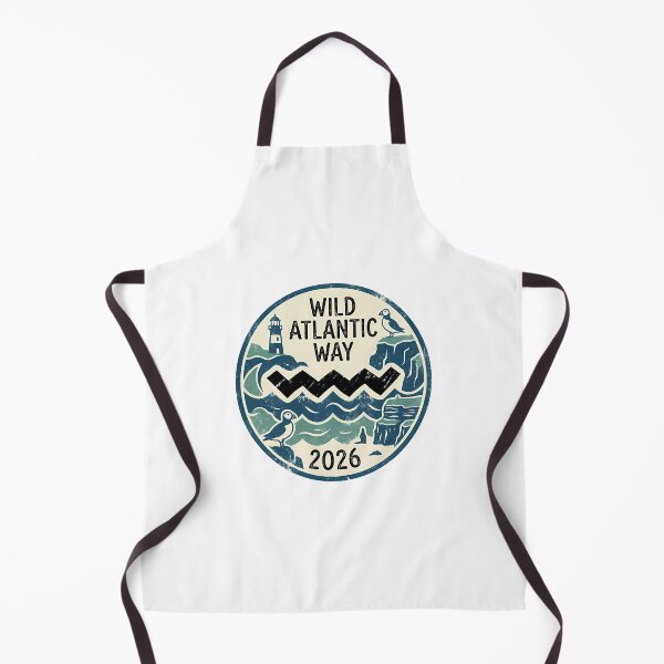 Item preview, Wild Atlantic Way Ireland 2026 Vintage Coastal Travel Badge designed and sold by ackenjm.