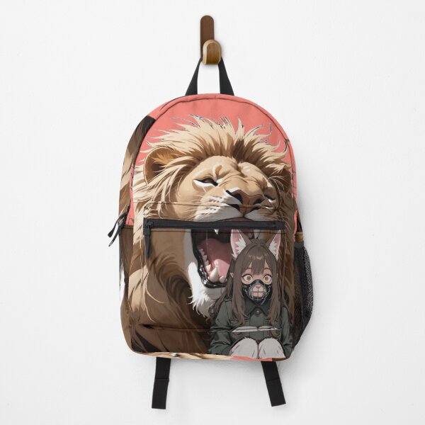Item preview, Fierce Lion and Anime Cat Girl - Wild Beast and Muzzle Design designed and sold by BLUESKY11a.