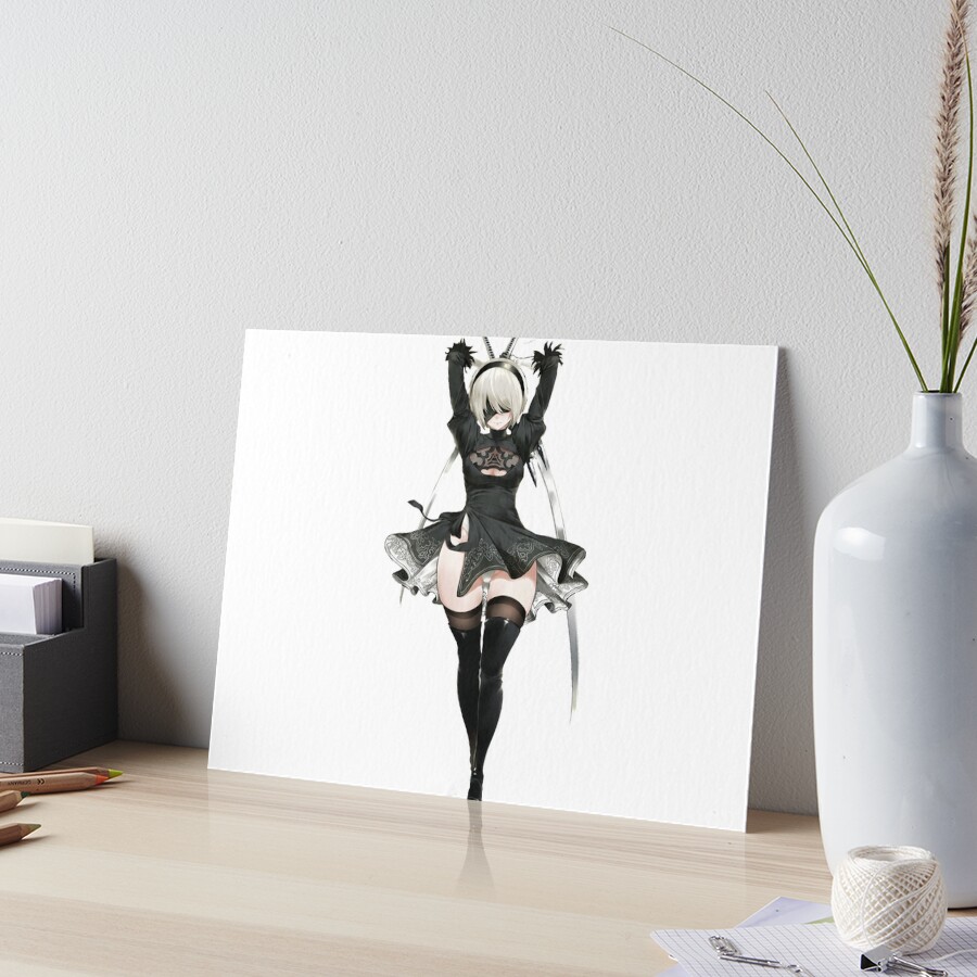 Nier Automata 2B Art Board Print for Sale by CassidyCreates