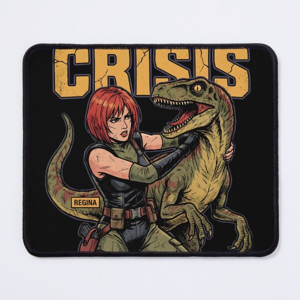 Item preview, Regina Dino Crisis Bootleg Video Game Streetwear Tee designed and sold by Senpaiwaves.