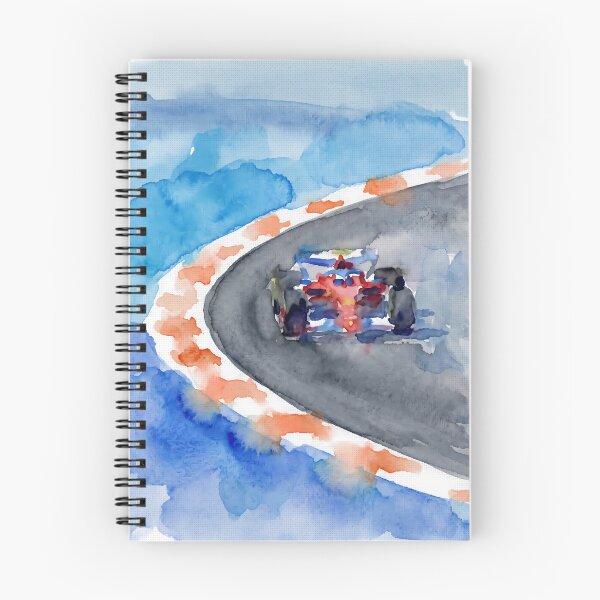 Item preview, Formula Race Car Art – Dynamic Racetrack Painting designed and sold by mentosdesigner.