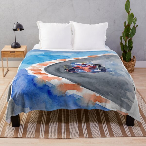 Item preview, Formula Race Car Art – Dynamic Racetrack Painting designed and sold by mentosdesigner.