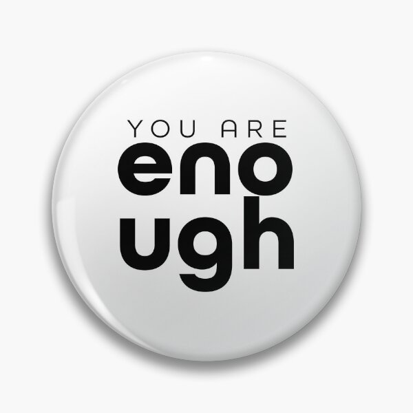 Item preview, You Are Enough – Christian Faith Typography T-Shirt Design designed and sold by CrossCrafted.