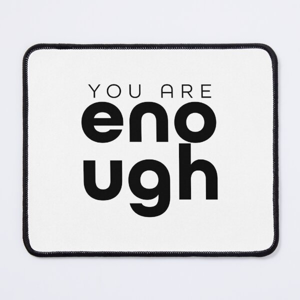 Item preview, You Are Enough – Christian Faith Typography T-Shirt Design designed and sold by CrossCrafted.