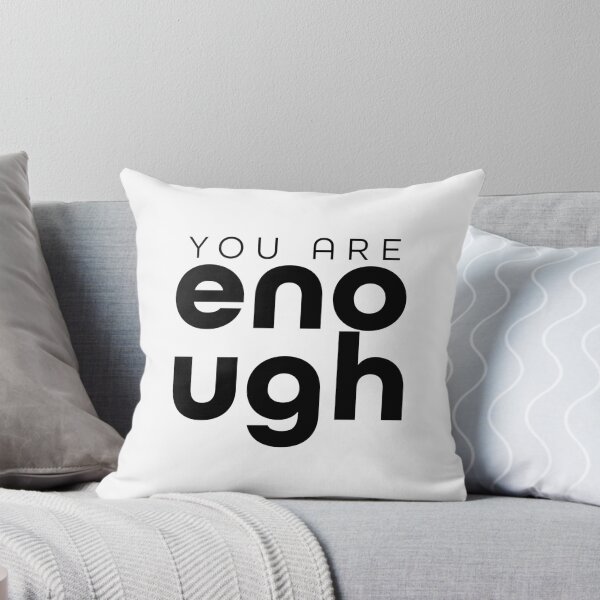 Item preview, You Are Enough – Christian Faith Typography T-Shirt Design designed and sold by CrossCrafted.