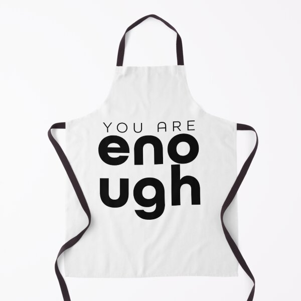 Item preview, You Are Enough – Christian Faith Typography T-Shirt Design designed and sold by CrossCrafted.