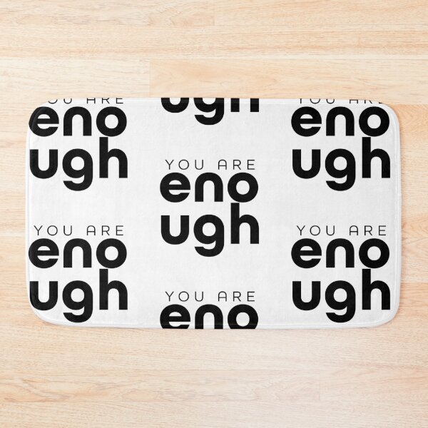 Item preview, You Are Enough – Christian Faith Typography T-Shirt Design designed and sold by CrossCrafted.