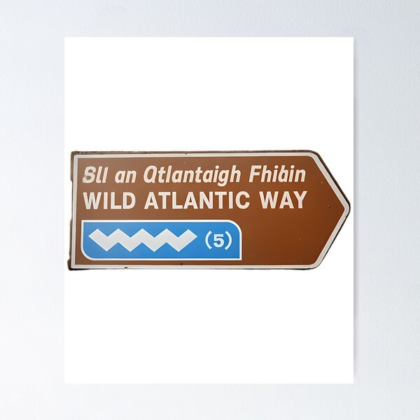 Item preview, Wild Atlantic Way Road Sign designed and sold by ackenjm.