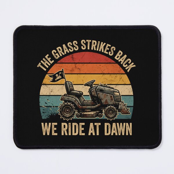 Item preview, We Ride At Dawn Lawnmower designed and sold by naturebyxomi.