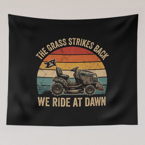 Item preview, We Ride At Dawn Lawnmower designed and sold by naturebyxomi.