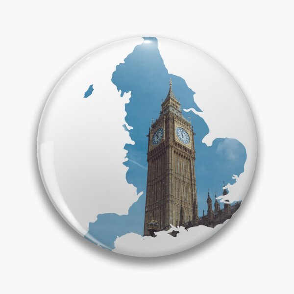 Item preview, Big Ben Elizabeth Tower London England Map Silhouette 3 designed and sold by Maroan93.