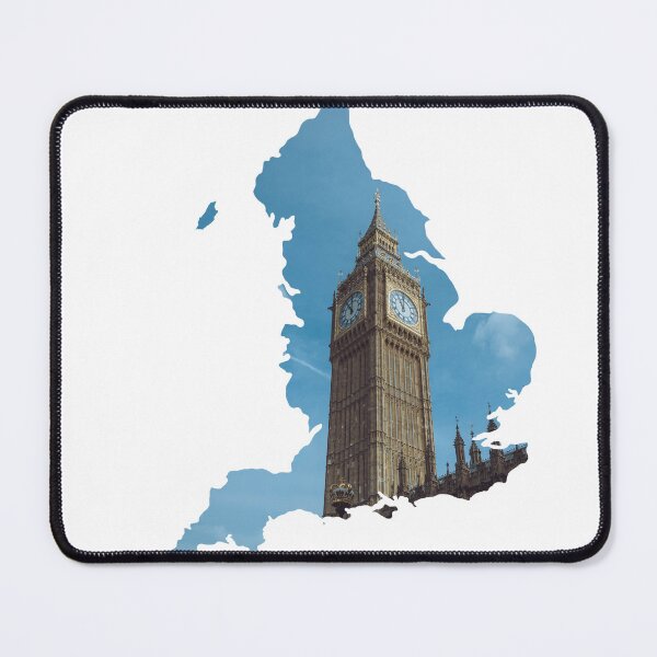 Item preview, Big Ben Elizabeth Tower London England Map Silhouette 3 designed and sold by Maroan93.