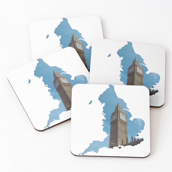 Item preview, Big Ben Elizabeth Tower London England Map Silhouette 3 designed and sold by Maroan93.