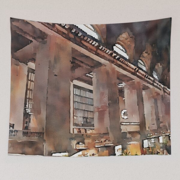 Item preview, Grand Central designed and sold by RCWatercolours.