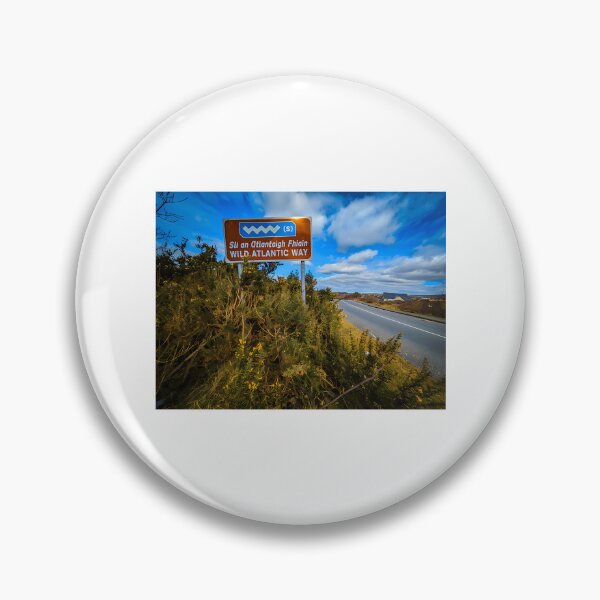 Item preview, Wild Atlantic Way South  Signpost In Donegal Ireland designed and sold by ackenjm.