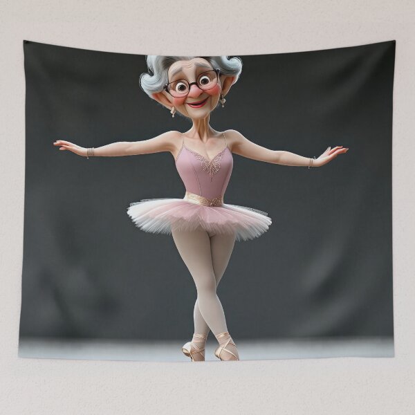 Item preview, Old Fart as a Ballerina designed and sold by Colin Bentham.