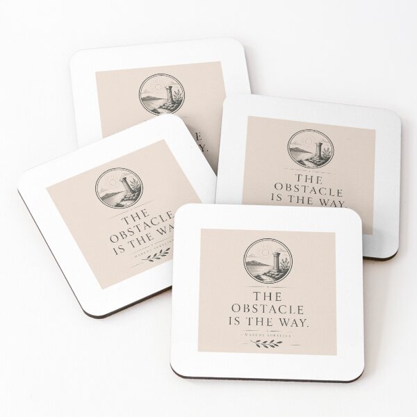Item preview, Marcus Aurelius Quote | The Obstacle Is the Way | Classical Stoicism designed and sold by TheQuietMind.