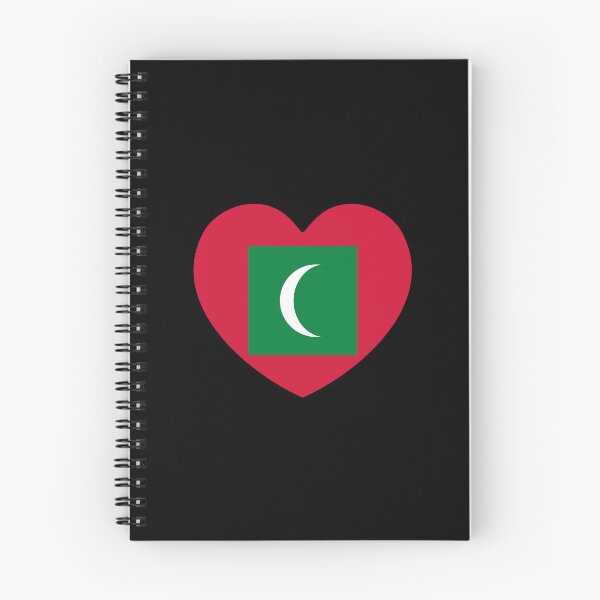 Item preview, Maldives Flag Heart MV designed and sold by shitpostee.