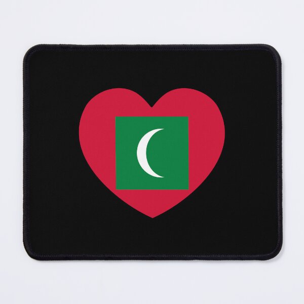 Item preview, Maldives Flag Heart MV designed and sold by shitpostee.