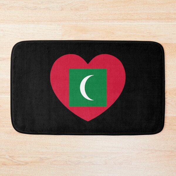 Item preview, Maldives Flag Heart MV designed and sold by shitpostee.