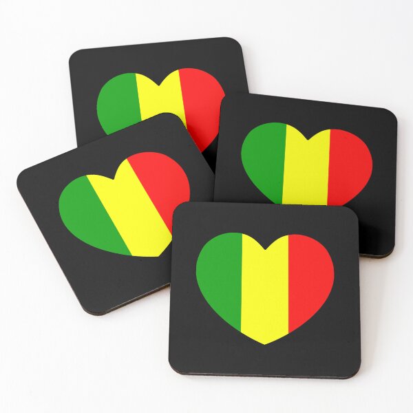 Item preview, Mali Flag Heart ML designed and sold by shitpostee.