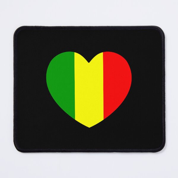 Item preview, Mali Flag Heart ML designed and sold by shitpostee.