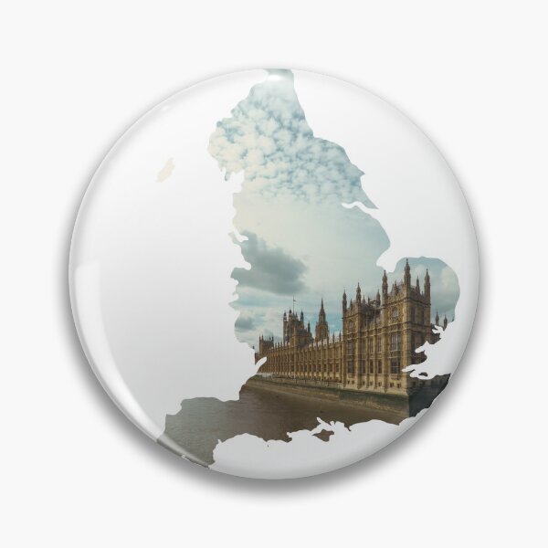 Artikelvorschau, Englandkarte, Palace of Westminster, Houses of Parliament (Silhouette) entworfen und verkauft von Maroan93.