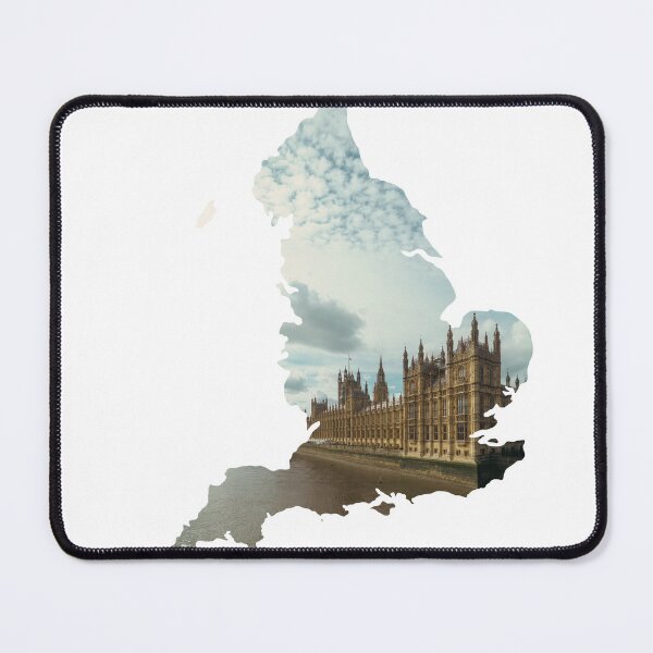 Item preview, England Map Palace of Westminster Houses of Parliament Silhouette designed and sold by Maroan93.
