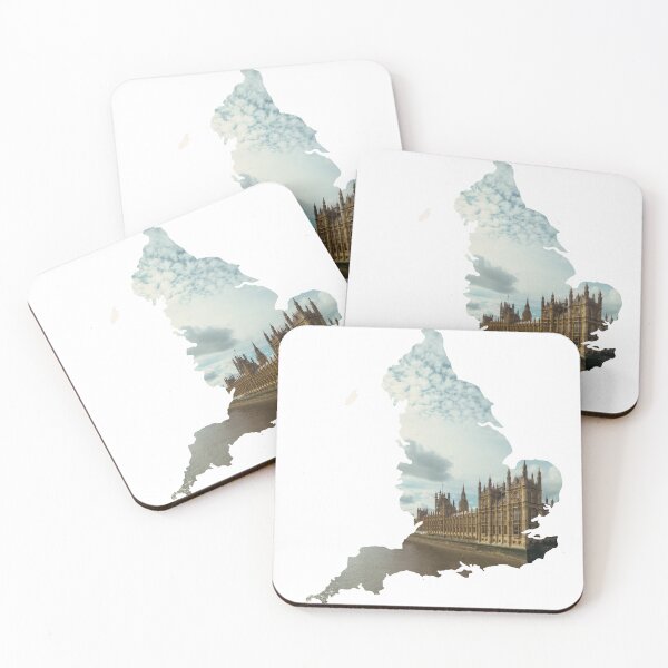 Item preview, England Map Palace of Westminster Houses of Parliament Silhouette designed and sold by Maroan93.