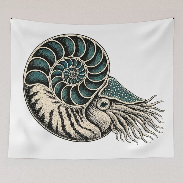 Item preview, Recursive Nautilus – Programmer Recursion Design designed and sold by yagniikd-.