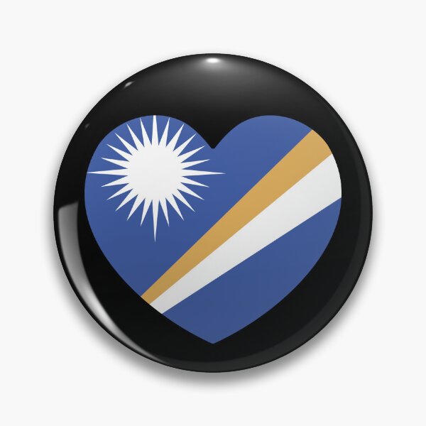 Item preview, Marshall Islands Flag Heart MH designed and sold by shitpostee.