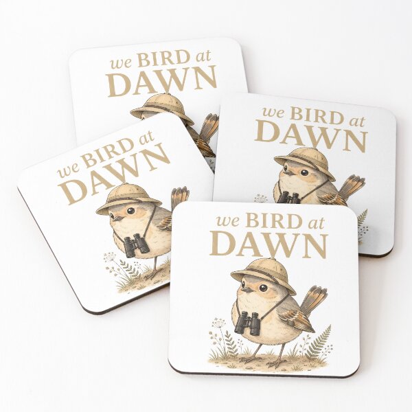 Item preview, We Bird At Dawn Birdwatching Birder Nature Lover designed and sold by naturebyxomi.