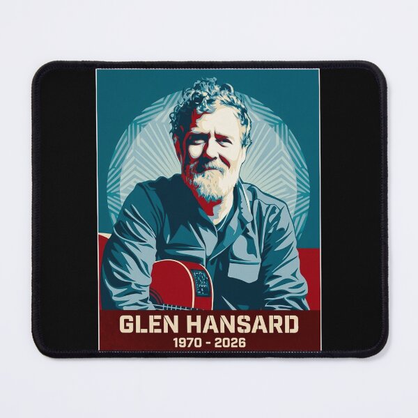 Item preview, Glen Hansard Guitarist 1970-2026 Vintage Portrait Pop Art designed and sold by pipiapett.