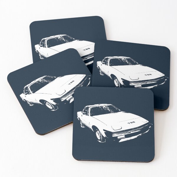 Item preview, Triumph TR8 British classic car monoblock white designed and sold by soitwouldseem.