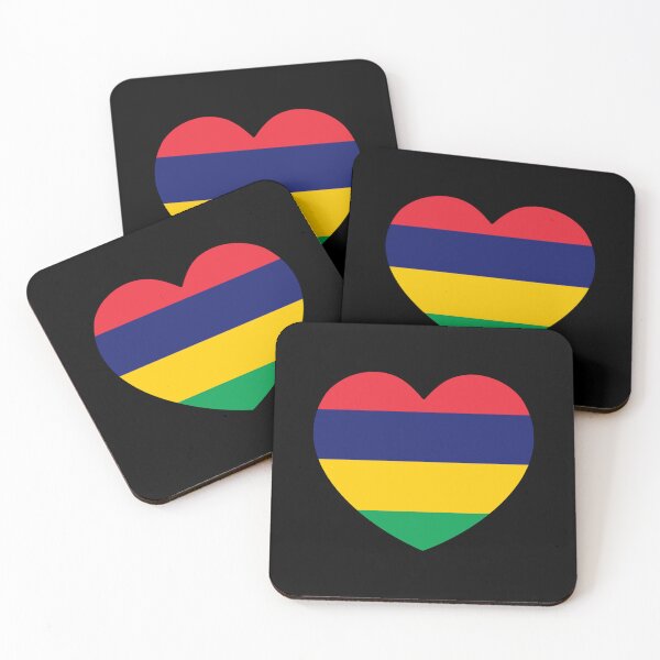 Item preview, Mauritius Flag Heart MU designed and sold by shitpostee.