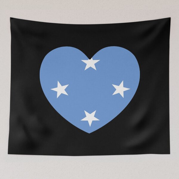 Item preview, Micronesia Flag Heart FM designed and sold by shitpostee.