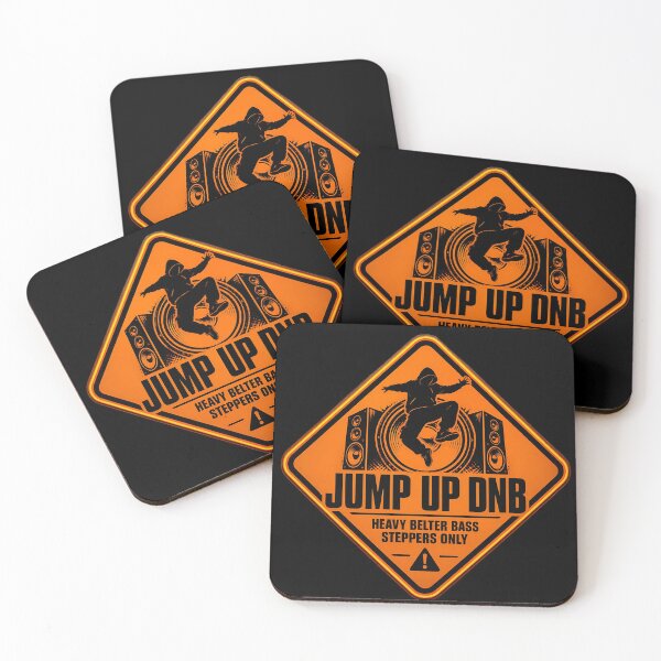 Item preview, Jump Up DNB Heavy Bass Warning Sign designed and sold by  ZenRave Designs.