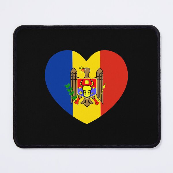 Item preview, Moldova Flag Heart MD designed and sold by shitpostee.