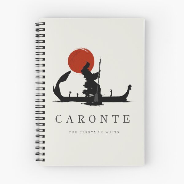 Item preview, Charon Poster | Charon Greek Mythology Print | The Ferryman Waits | Minimalist Underworld Wall Art designed and sold by FULLER FACTORY.