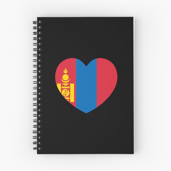 Item preview, Mongolia Flag Heart MN designed and sold by shitpostee.