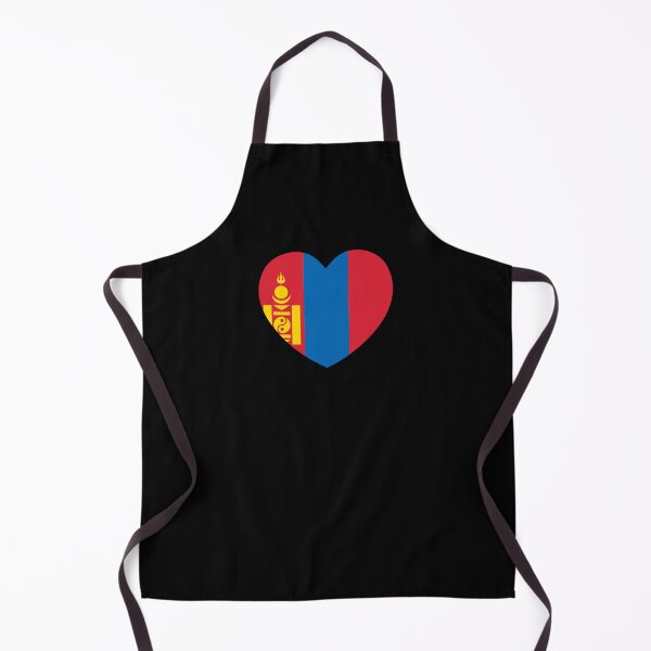 Item preview, Mongolia Flag Heart MN designed and sold by shitpostee.