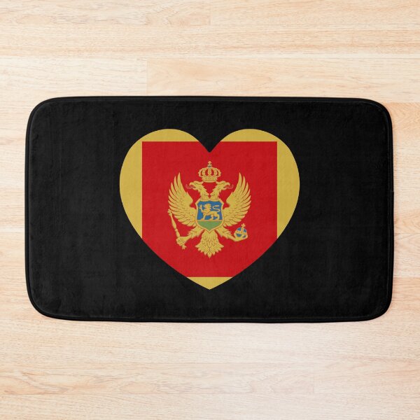 Item preview, Montenegro Flag Heart ME designed and sold by shitpostee.