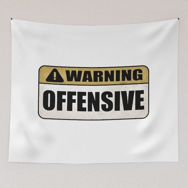 Item preview, WARNING Offensive designed and sold by naturebyxomi.