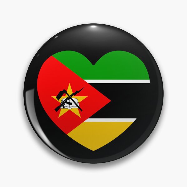 Item preview, Mozambique Flag Heart MZ designed and sold by shitpostee.