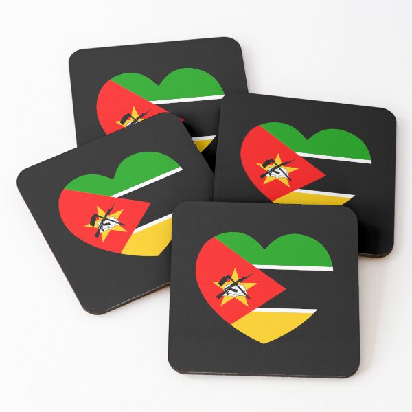Item preview, Mozambique Flag Heart MZ designed and sold by shitpostee.