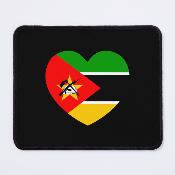 Item preview, Mozambique Flag Heart MZ designed and sold by shitpostee.